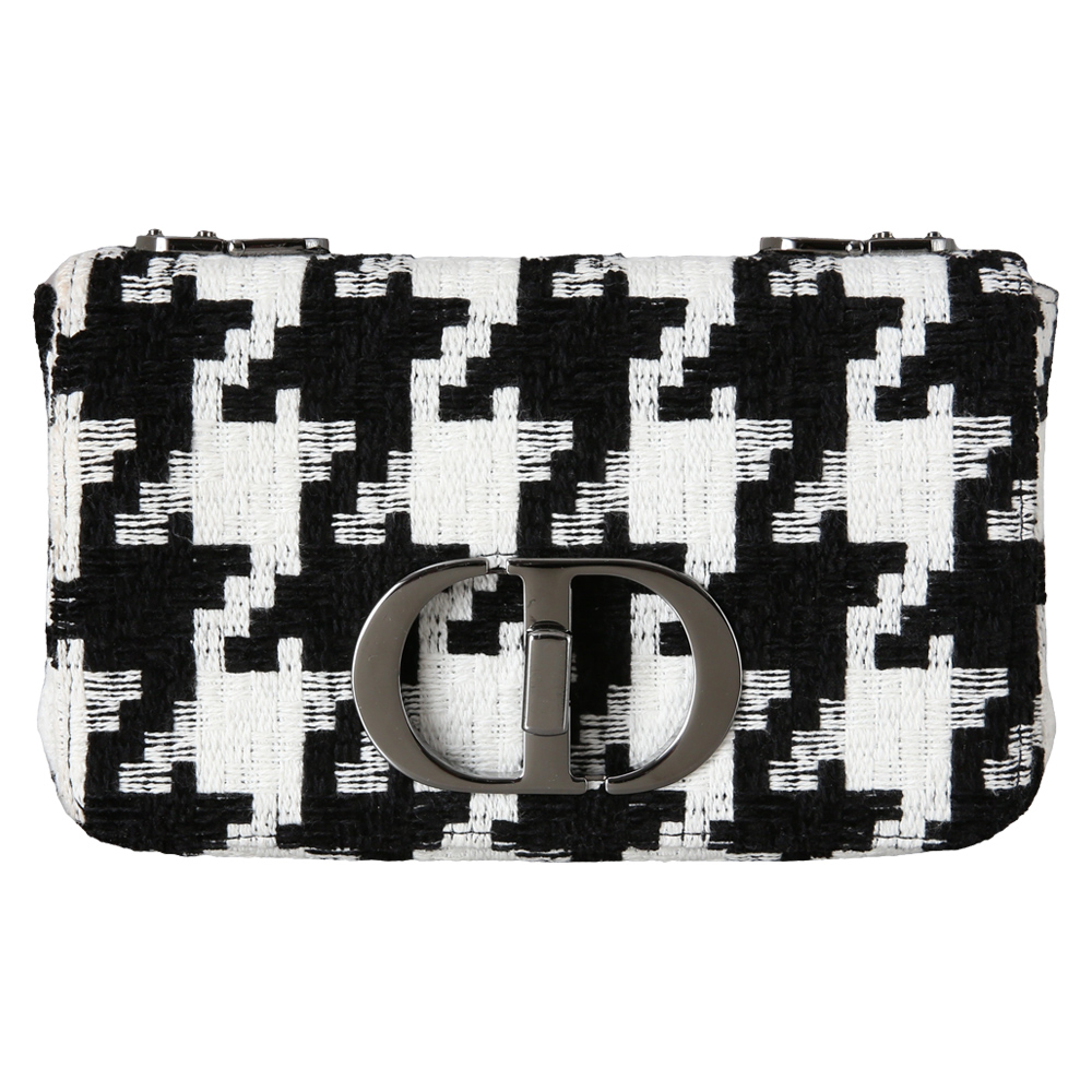 CHRISTIAN DIOR(USED)크리스찬디올 트위드 카로 스몰 체인백